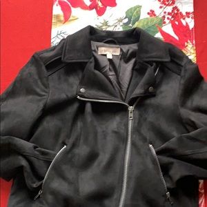 Philosophy women's jacket soft faux suede like new